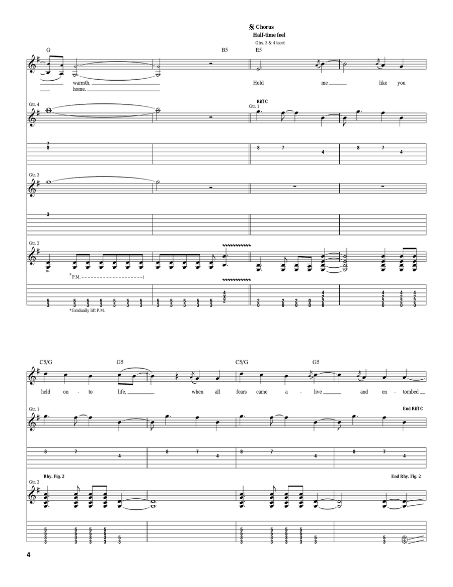 Vampire Heart Vampire Heart Electric Guitar scores gallery preview page 4