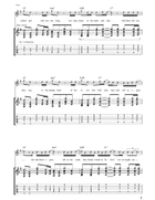 A Thousand Trees Guitar Tablature scores gallery preview page 3