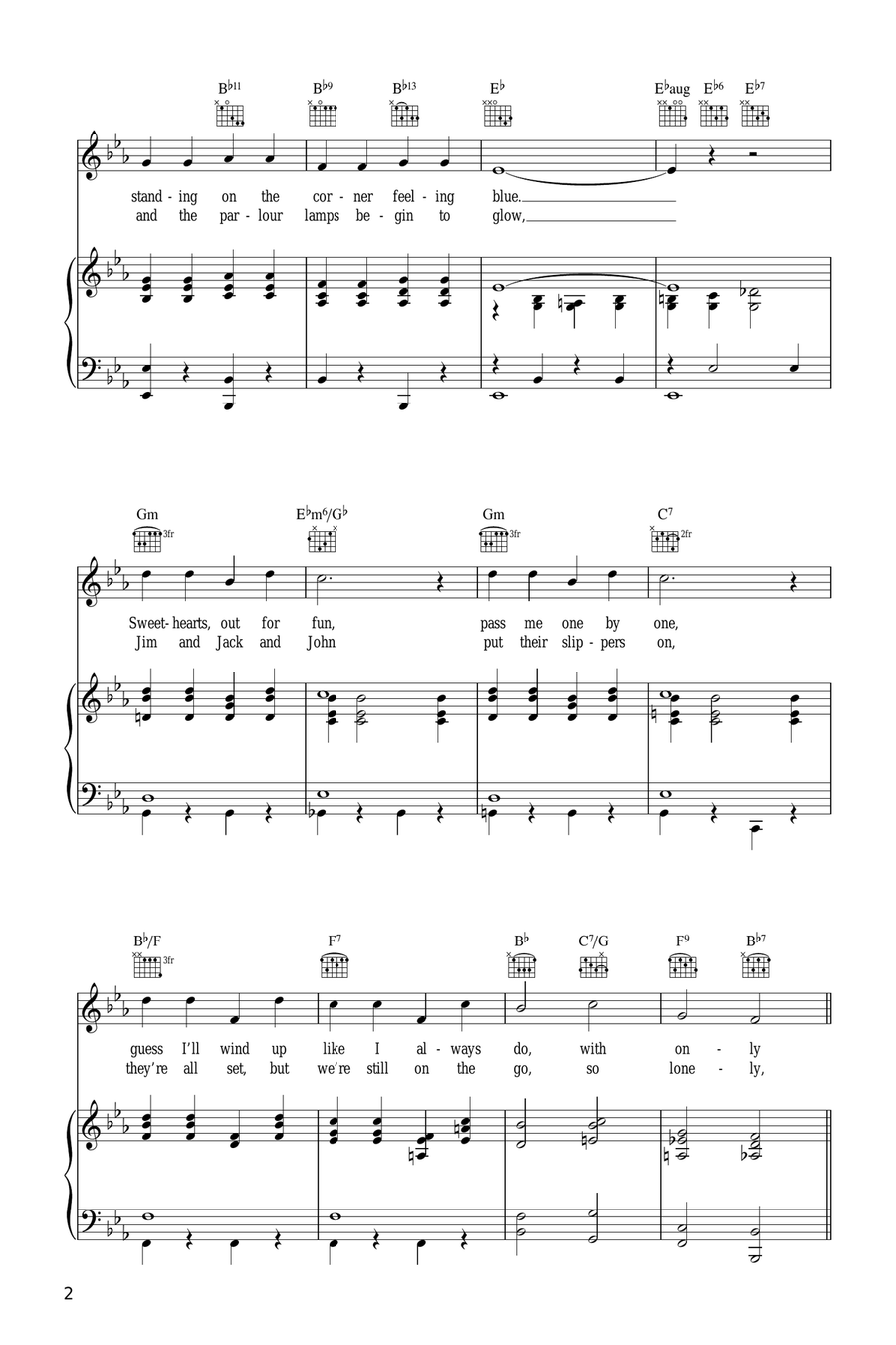 Me And My Shadow Acoustic Guitar scores gallery preview page 2