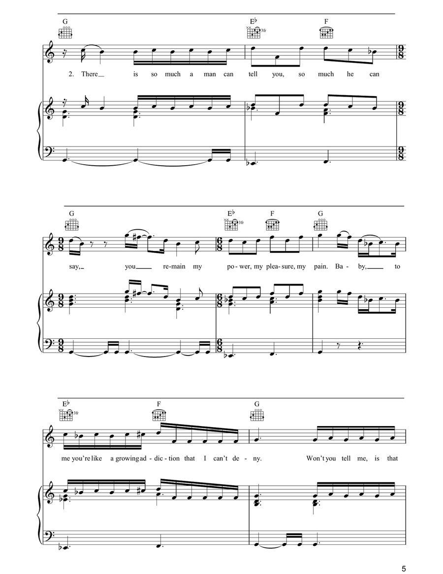 Kiss From A Rose Kiss From A Rose Acoustic Guitar scores gallery preview page 5