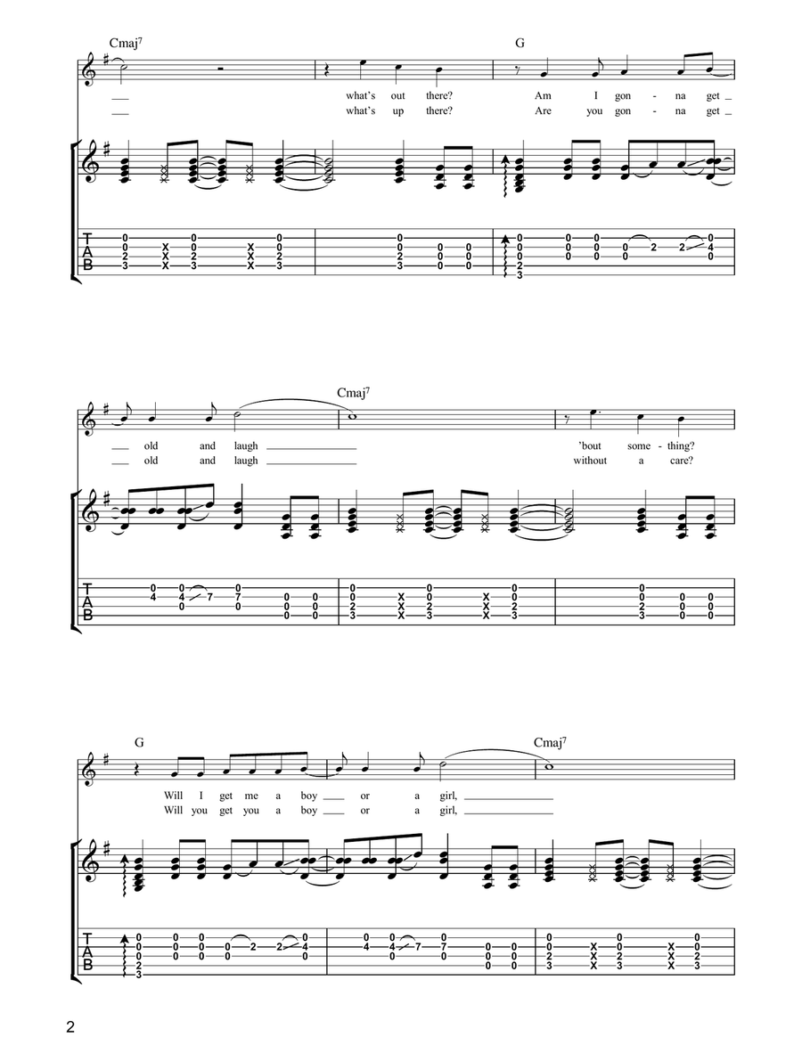 Step On My Old Size Nines Guitar Tablature scores gallery preview page 2