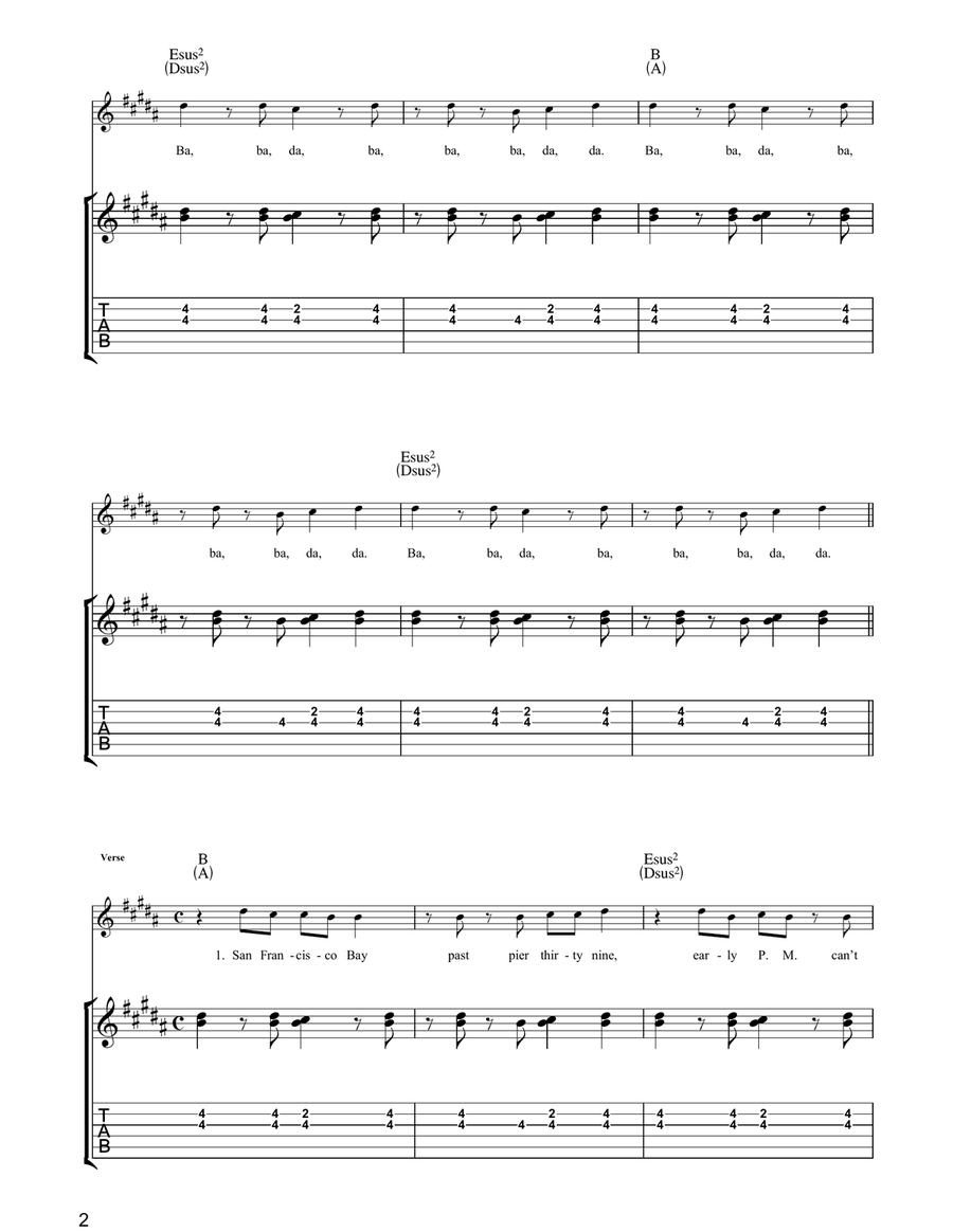 Have A Nice Day Have A Nice Day Guitar Tablature scores gallery preview page 2