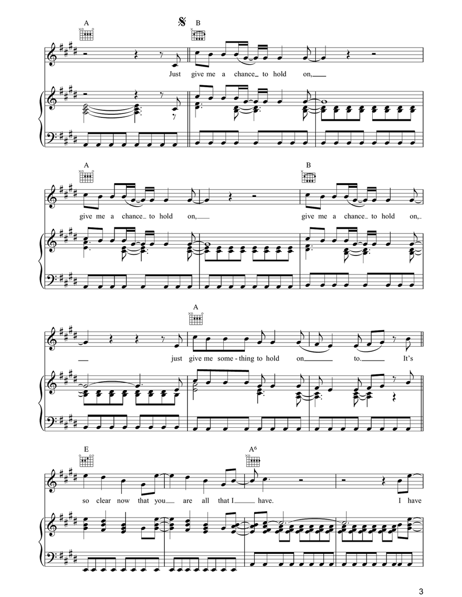 You're All That I Have Acoustic Guitar scores gallery preview page 3