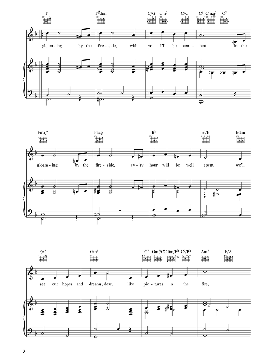 By The Fireside Acoustic Guitar scores gallery preview page 2