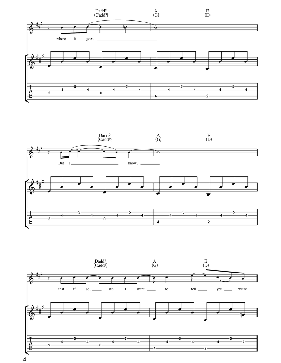 Tied To The 90s Tied To The 90s Acoustic Guitar scores gallery preview page 4