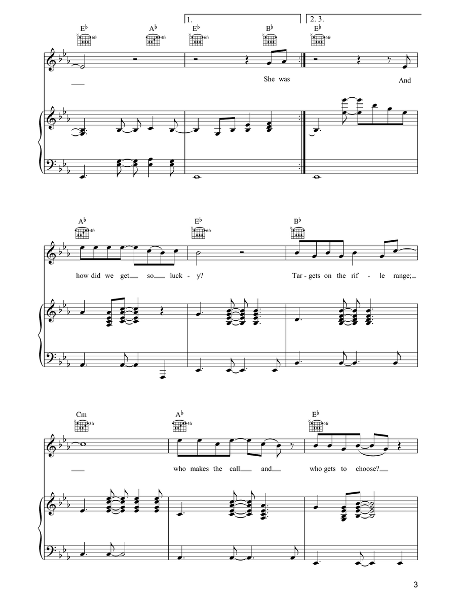 Blues Never Fade Away Blues Never Fade Away Piano, Vocal, Guitar scores gallery preview page 3