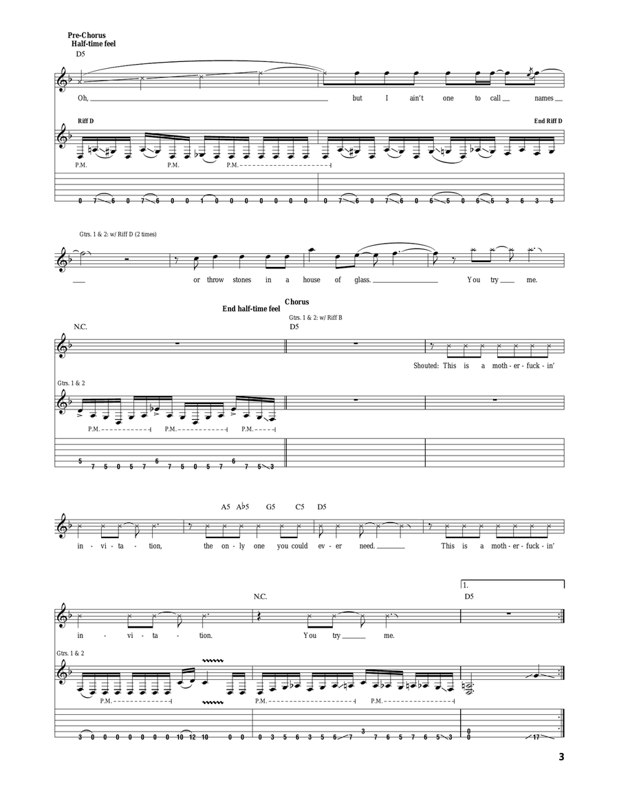 Redneck Redneck Acoustic Guitar scores gallery preview page 3
