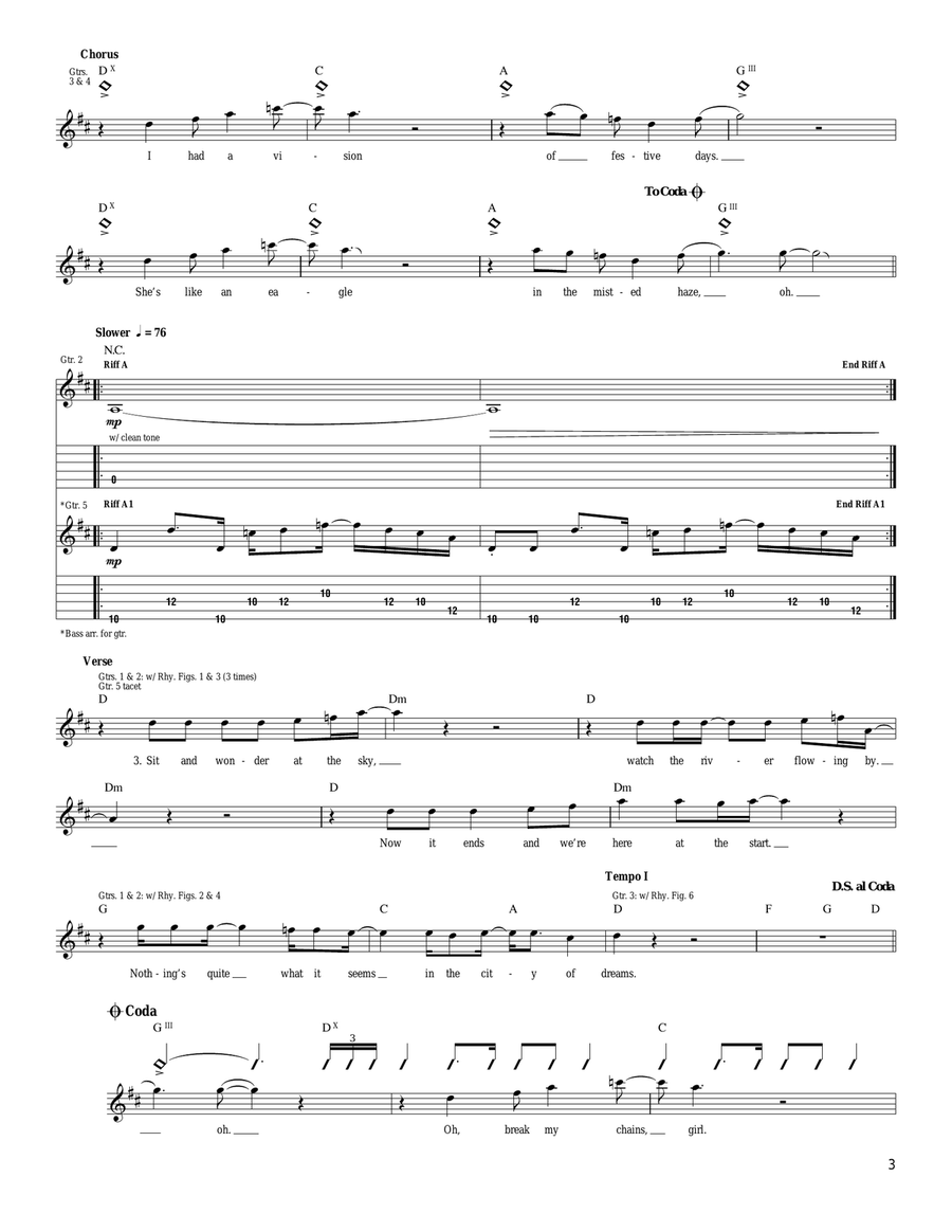 Where Eagles Have Been Where Eagles Have Been Acoustic Guitar scores gallery preview page 3