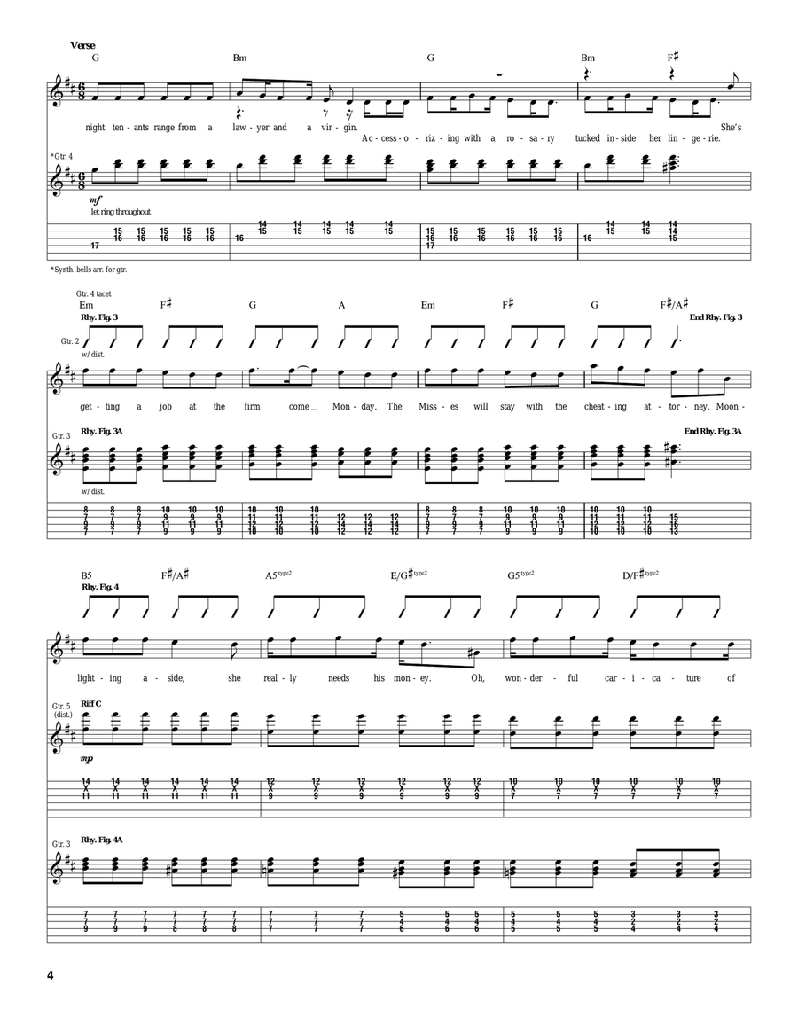 Build God, Then We'll Talk Acoustic Guitar scores gallery preview page 4