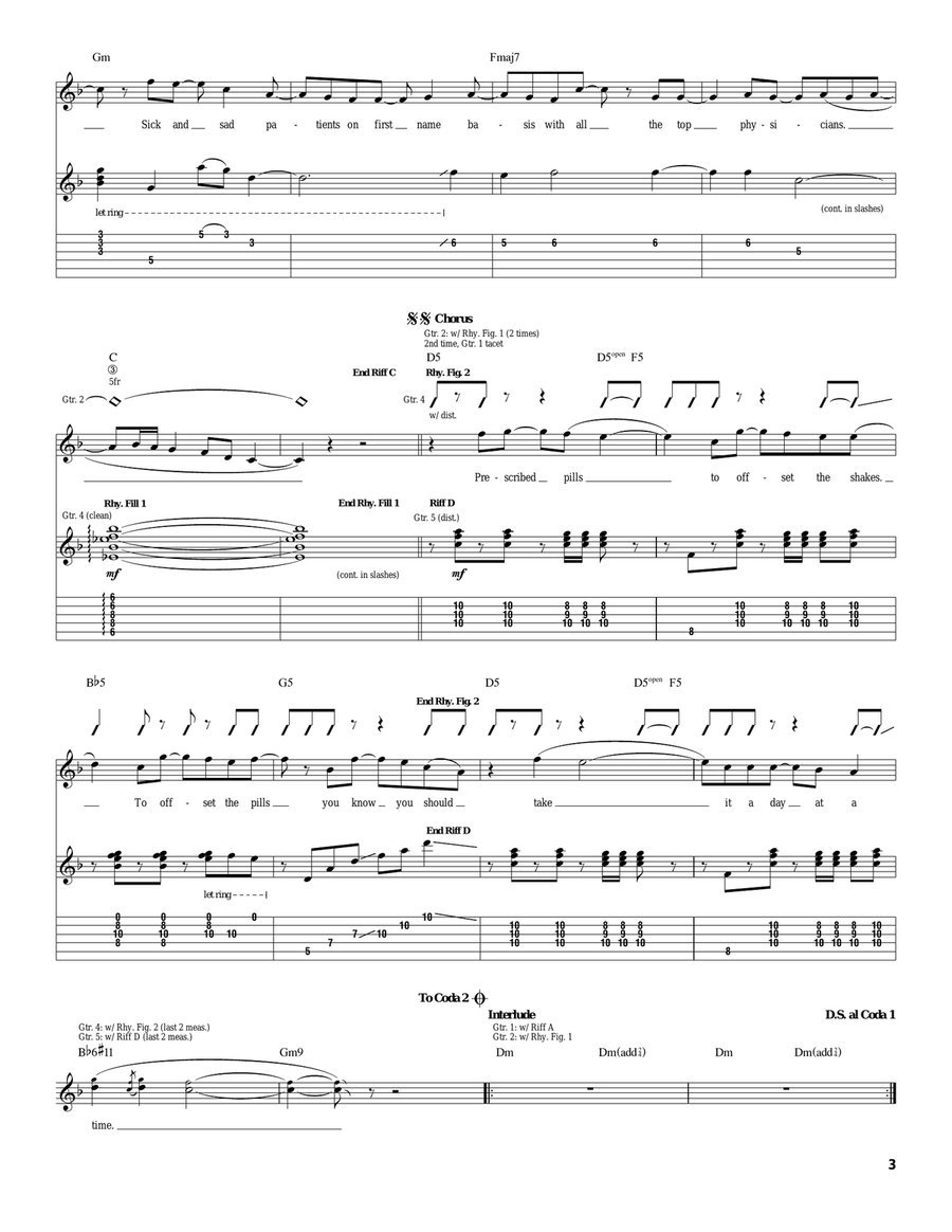 Nails For Breakfast, Tacks For Snacks Acoustic Guitar scores gallery preview page 3