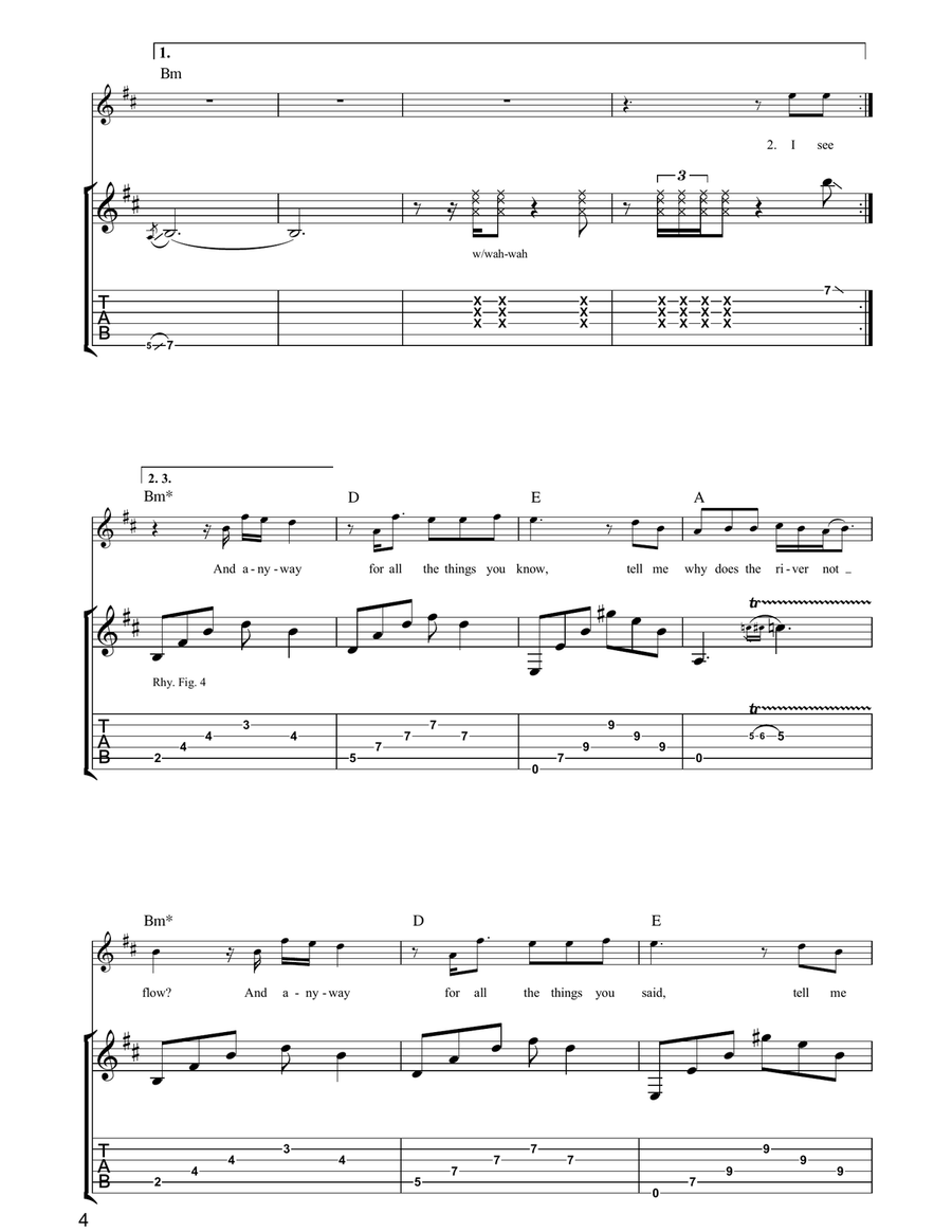 The Riverboat Song The Riverboat Song Guitar Tablature scores gallery preview page 4