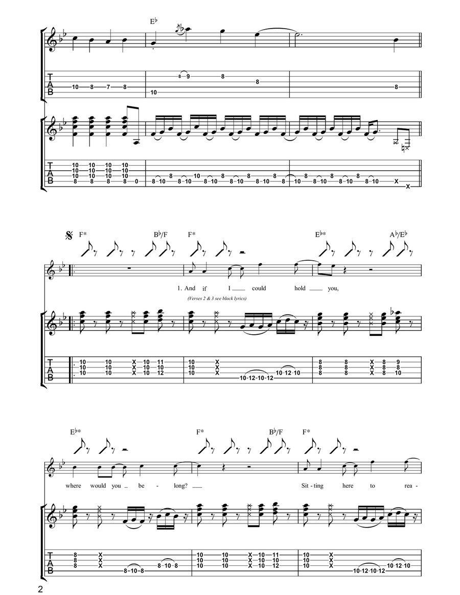 You've Got It Bad You've Got It Bad Guitar Tablature scores gallery preview page 2