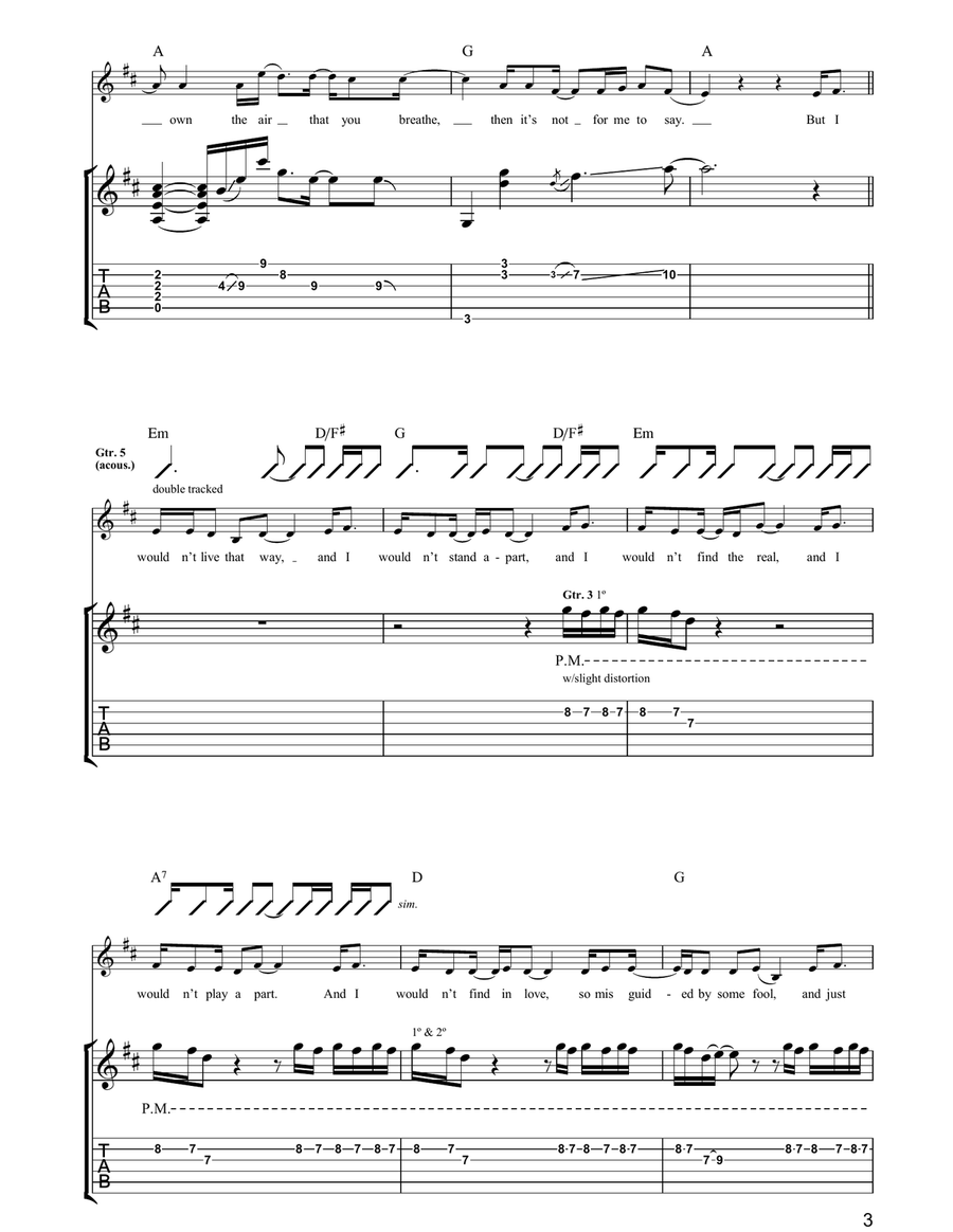 Spark And Cindy Spark And Cindy Guitar Tablature scores gallery preview page 3