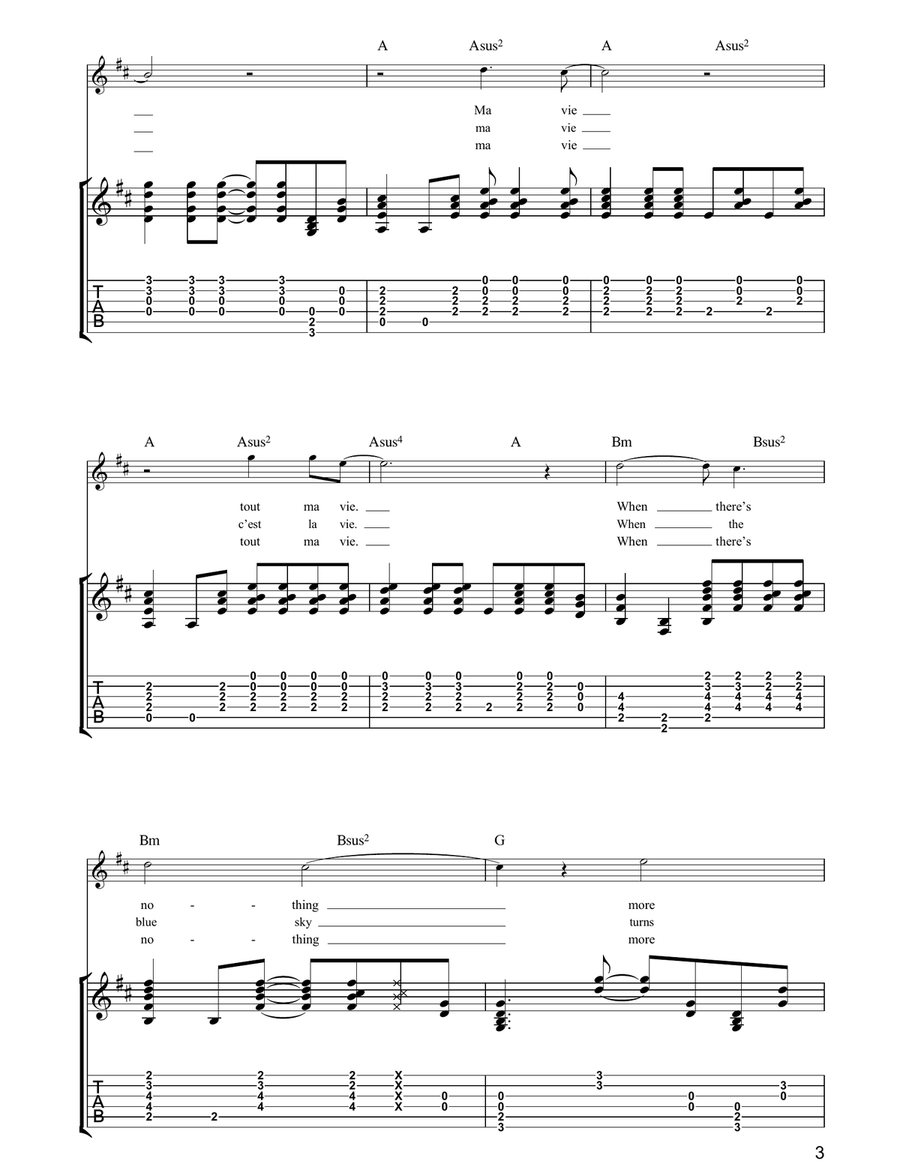 The Last Laugh Of The Laughter Acoustic Guitar scores gallery preview page 3