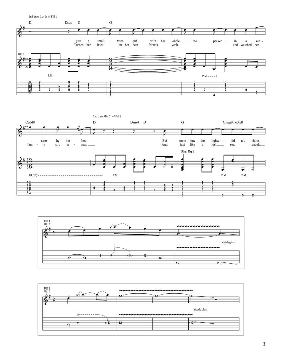 Fallen Angel Fallen Angel Acoustic Guitar scores gallery preview page 3