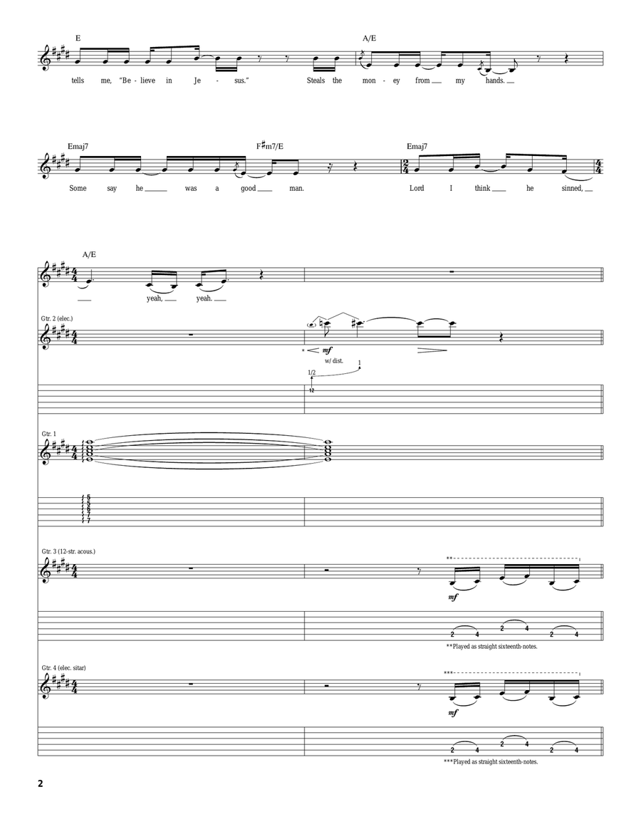 Something To Believe In Something To Believe In Acoustic Guitar scores gallery preview page 2