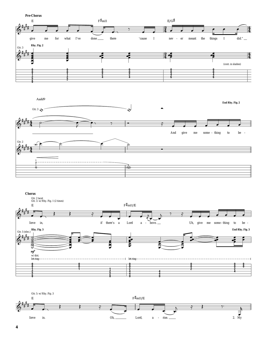 Something To Believe In Something To Believe In Acoustic Guitar scores gallery preview page 4