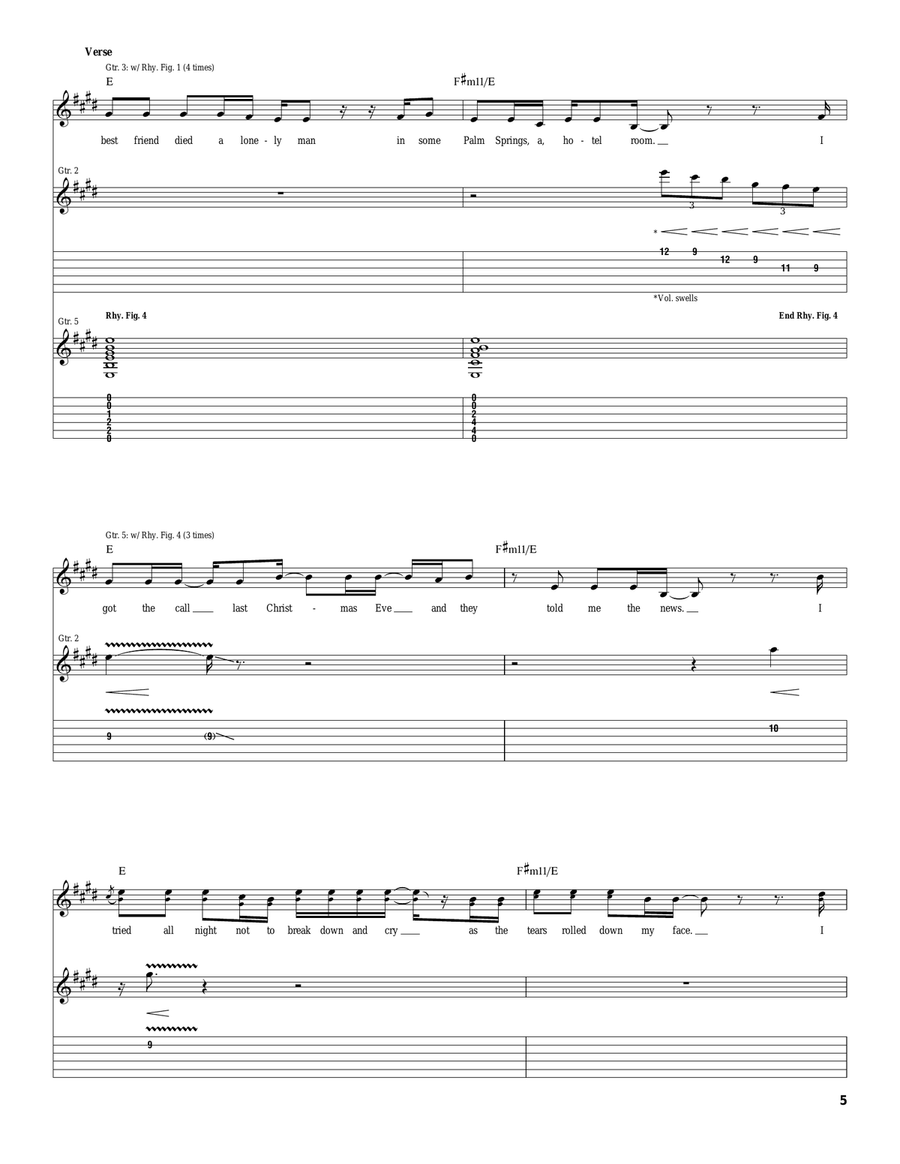 Something To Believe In Something To Believe In Acoustic Guitar scores gallery preview page 5