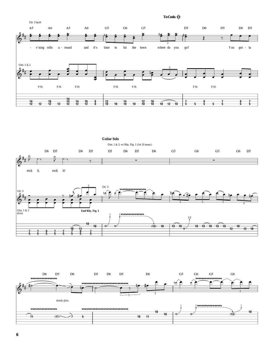Your Mama Don't Dance Your Mama Don't Dance Acoustic Guitar scores gallery preview page 6