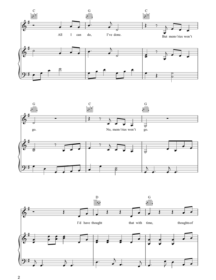 Red, Red Wine Red, Red Wine Piano, Vocal, Guitar scores gallery preview page 2