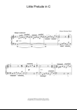 Little Prelude In C mini preview