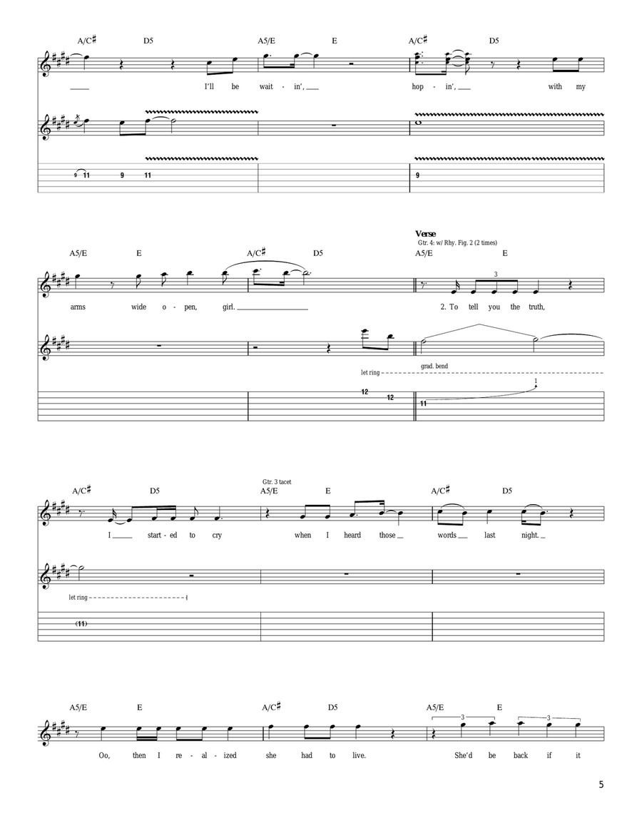 If You Need Me, Call Me If You Need Me, Call Me Acoustic Guitar scores gallery preview page 5