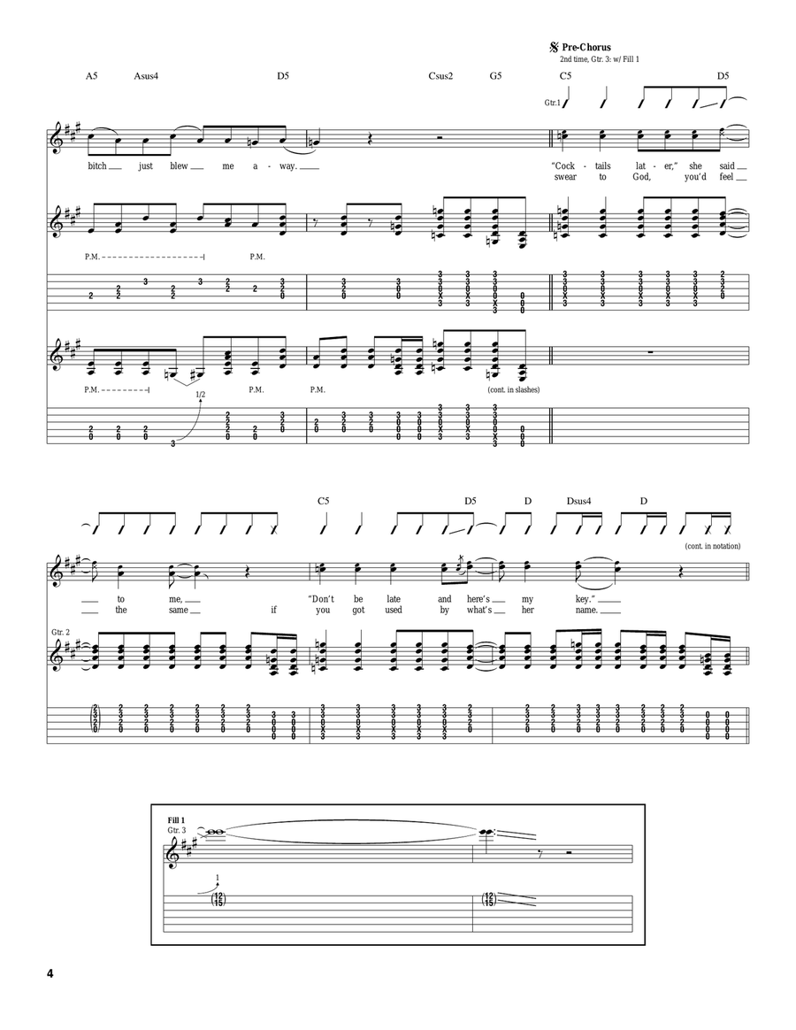 Room 21 Room 21 Acoustic Guitar scores gallery preview page 4