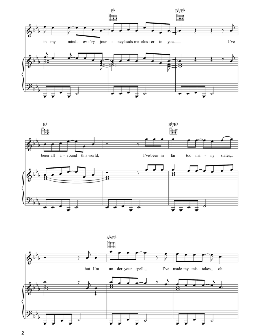 Break Every Rule Break Every Rule Piano, Vocal, Guitar scores gallery preview page 2