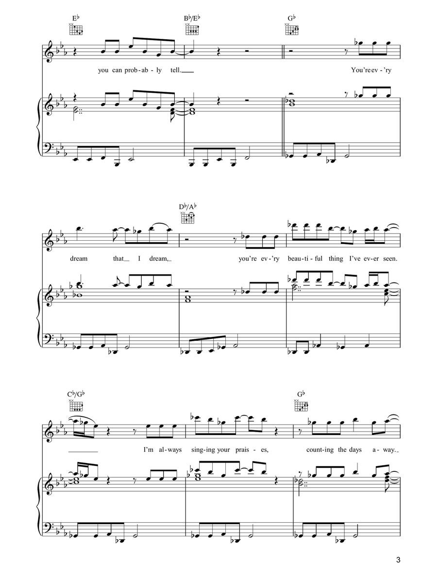 Break Every Rule Break Every Rule Piano, Vocal, Guitar scores gallery preview page 3