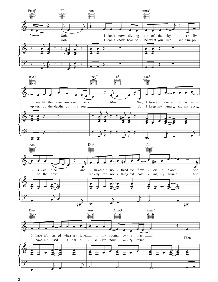 When You Put Your Hands On Me Piano, Vocal, Guitar scores gallery preview page 2