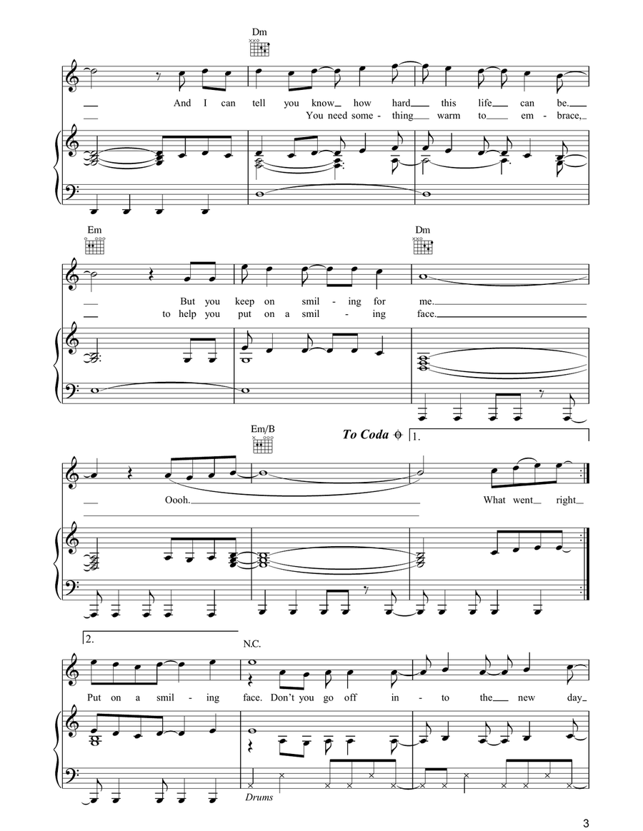 Smiley Faces Smiley Faces Acoustic Guitar scores gallery preview page 3