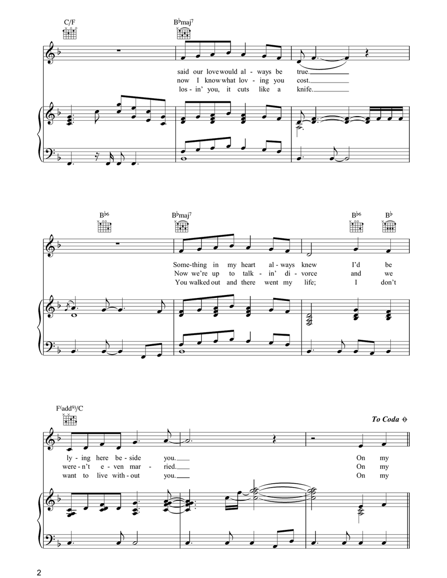 On My Own Acoustic Guitar scores gallery preview page 2