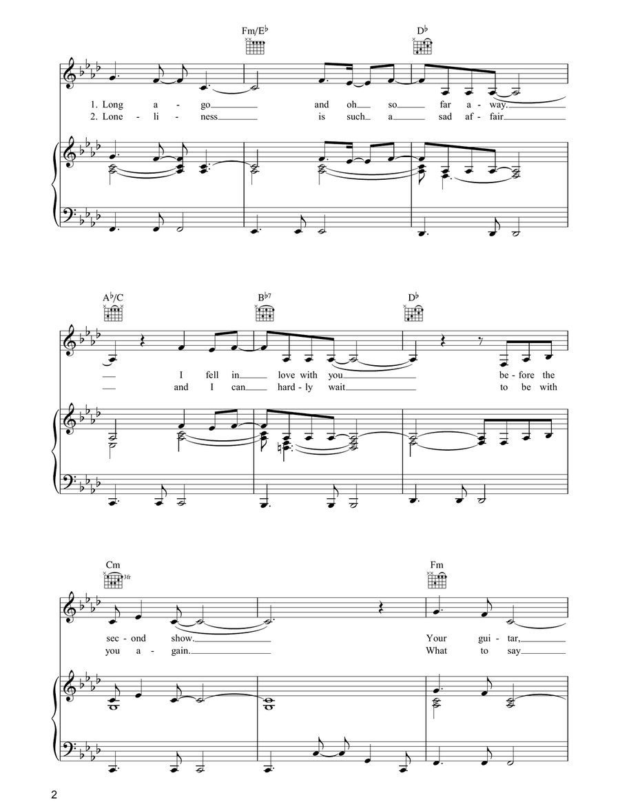 Superstar Piano, Vocal, Guitar scores gallery preview page 2