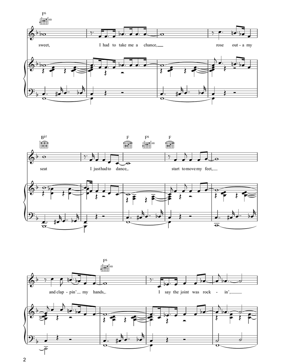 Around And Around Around And Around Piano, Vocal, Guitar scores gallery preview page 2