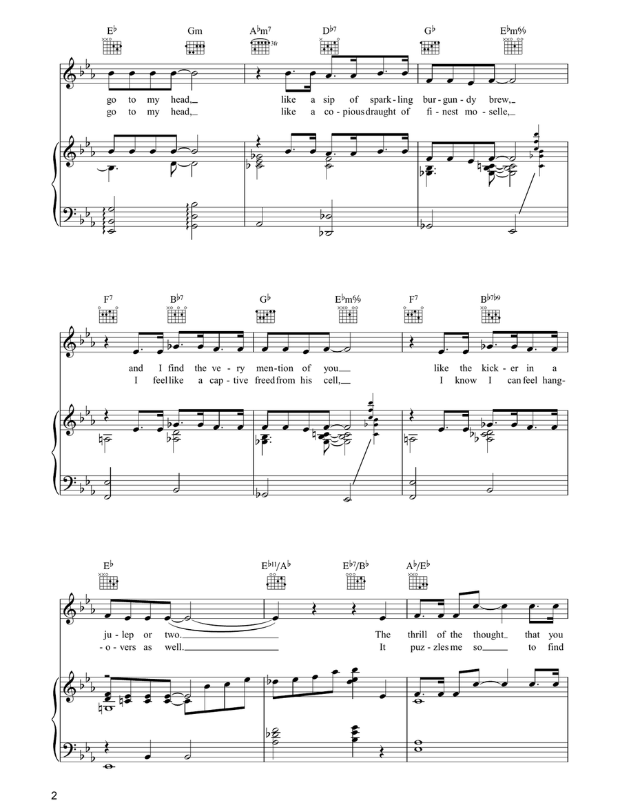 You Go To My Head You Go To My Head Acoustic Guitar scores gallery preview page 2