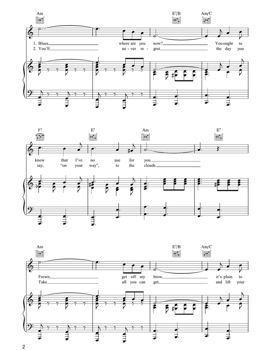 Sing As We Go Sing As We Go Piano, Vocal, Guitar scores gallery preview page 2