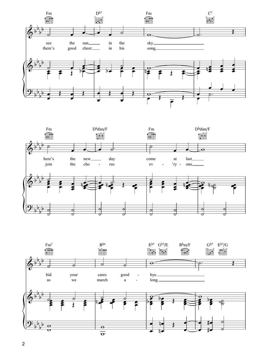 We'll All Go Riding On A Rainbow Acoustic Guitar scores gallery preview page 2