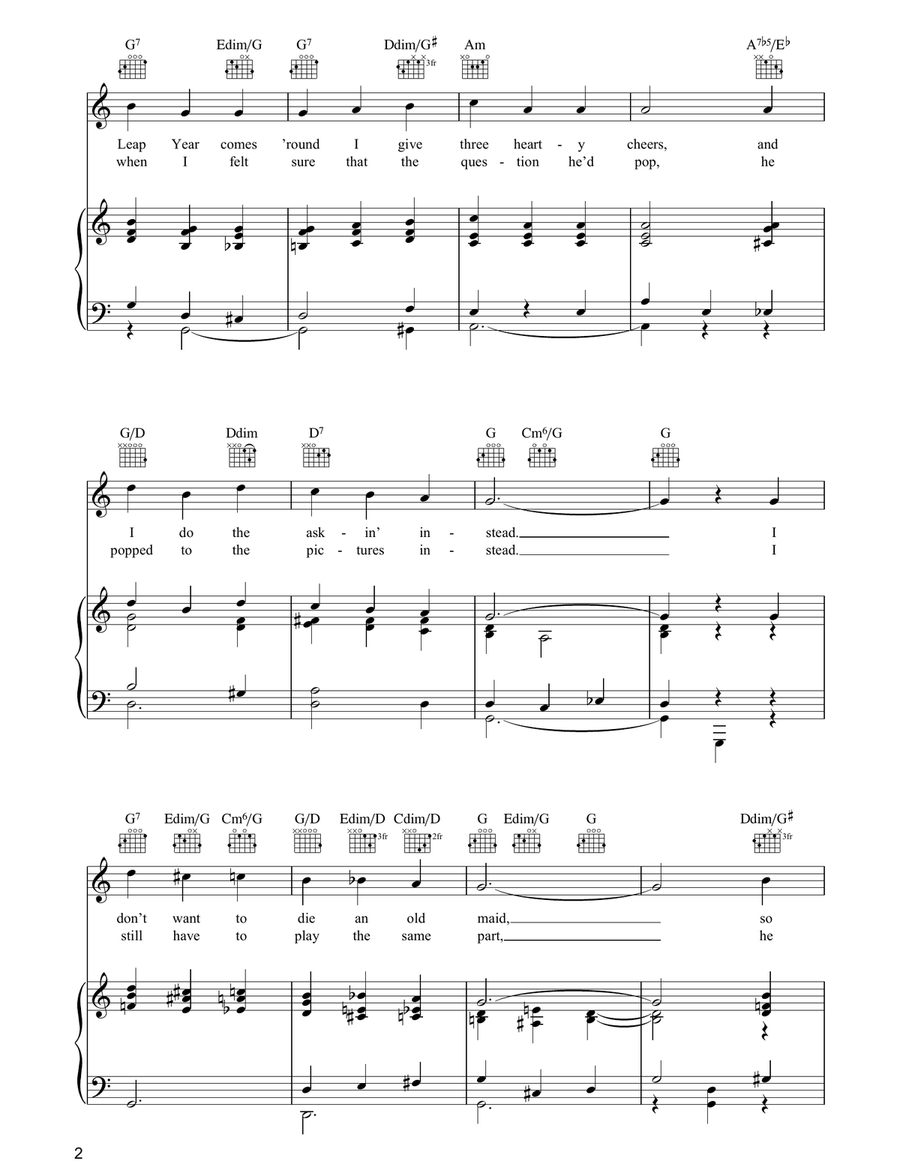 Walter, Walter (Lead Me To The Altar) Acoustic Guitar scores gallery preview page 2