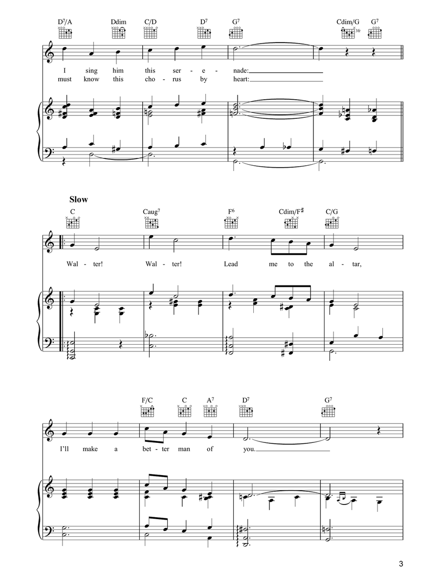 Walter, Walter (Lead Me To The Altar) Acoustic Guitar scores gallery preview page 3