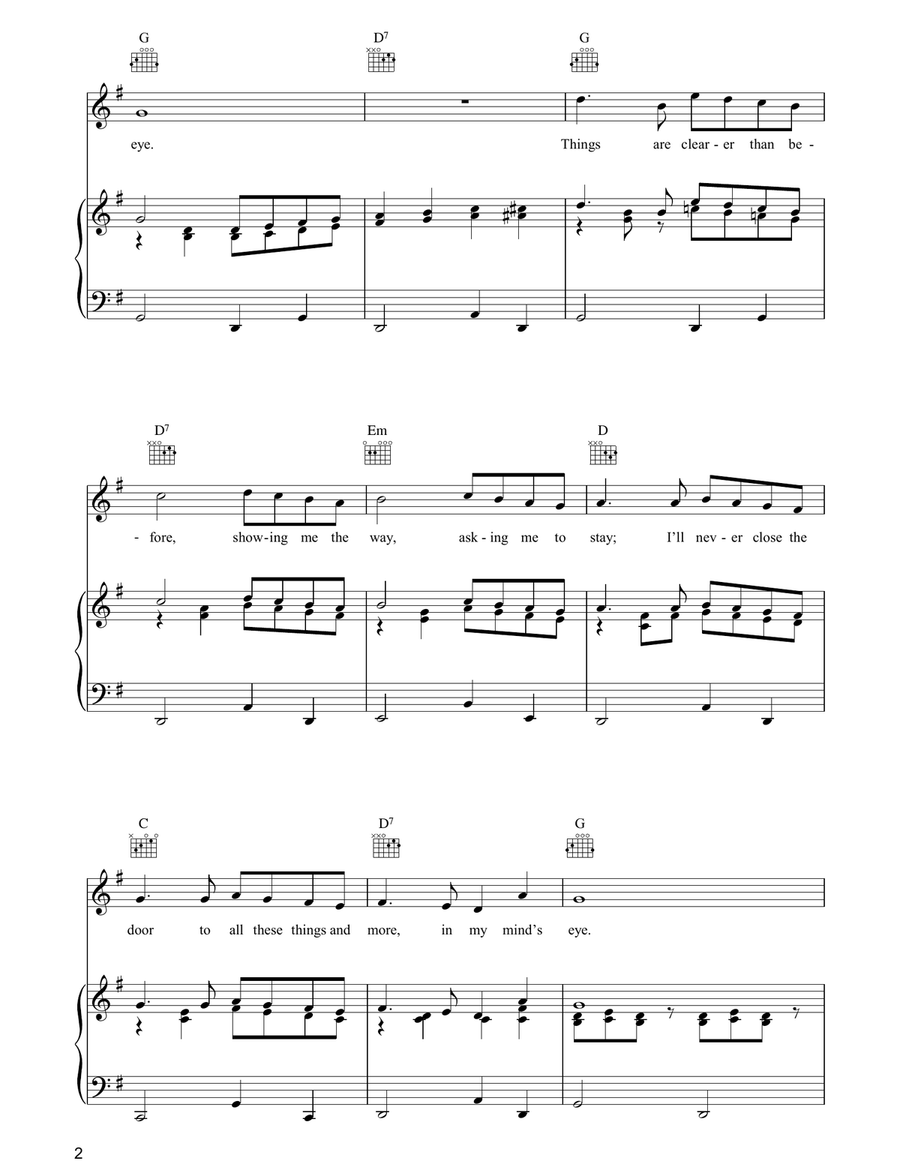 My Mind's Eye My Mind's Eye Guitar scores gallery preview page 2