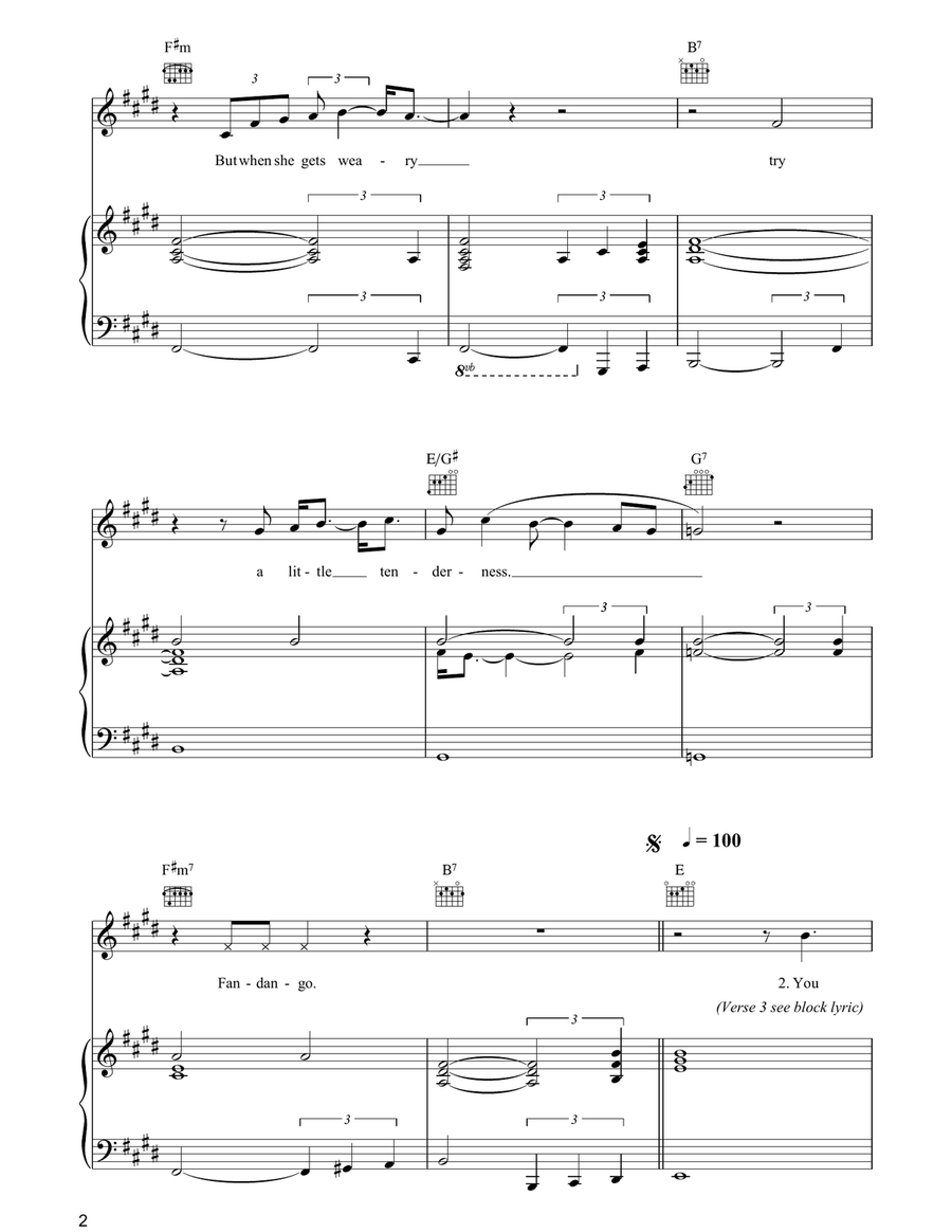 Try A Little Tenderness Guitar scores gallery preview page 2