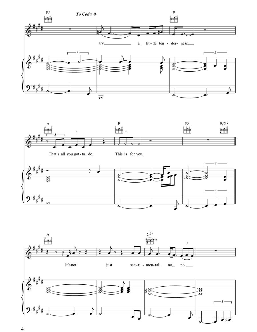 Try A Little Tenderness Guitar scores gallery preview page 4