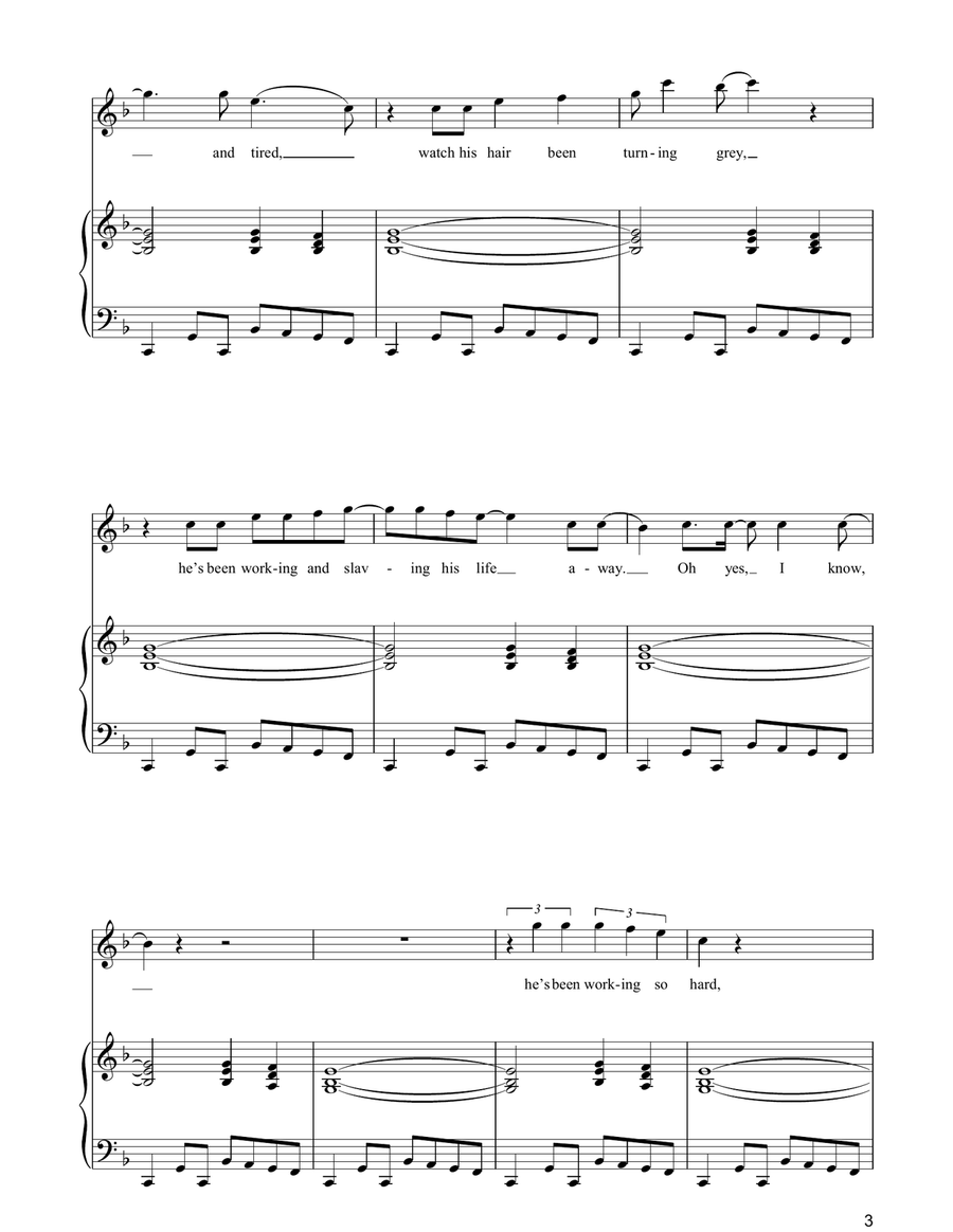 We Gotta Get Out Of This Place Piano, Vocal, Guitar scores gallery preview page 3