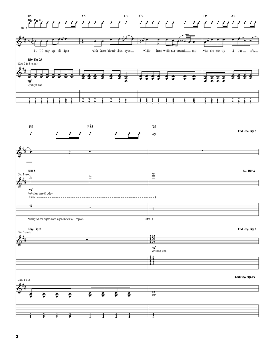 Gone Forever Gone Forever Acoustic Guitar scores gallery preview page 2