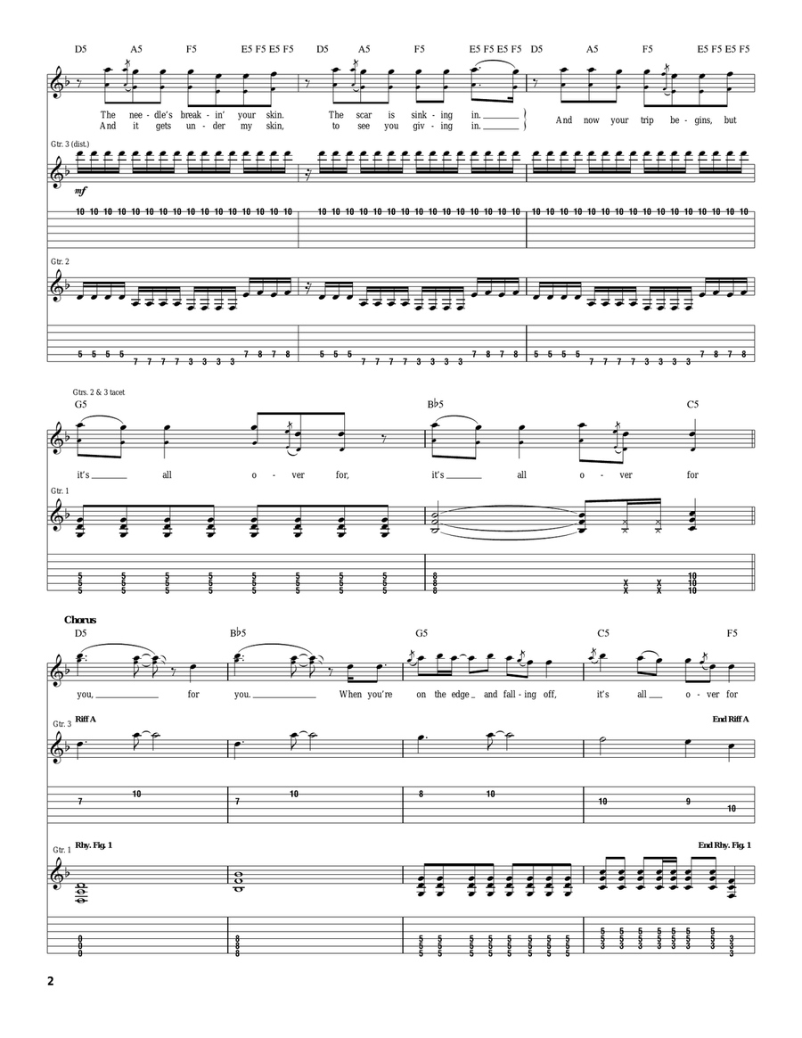 It's All Over It's All Over Acoustic Guitar scores gallery preview page 2