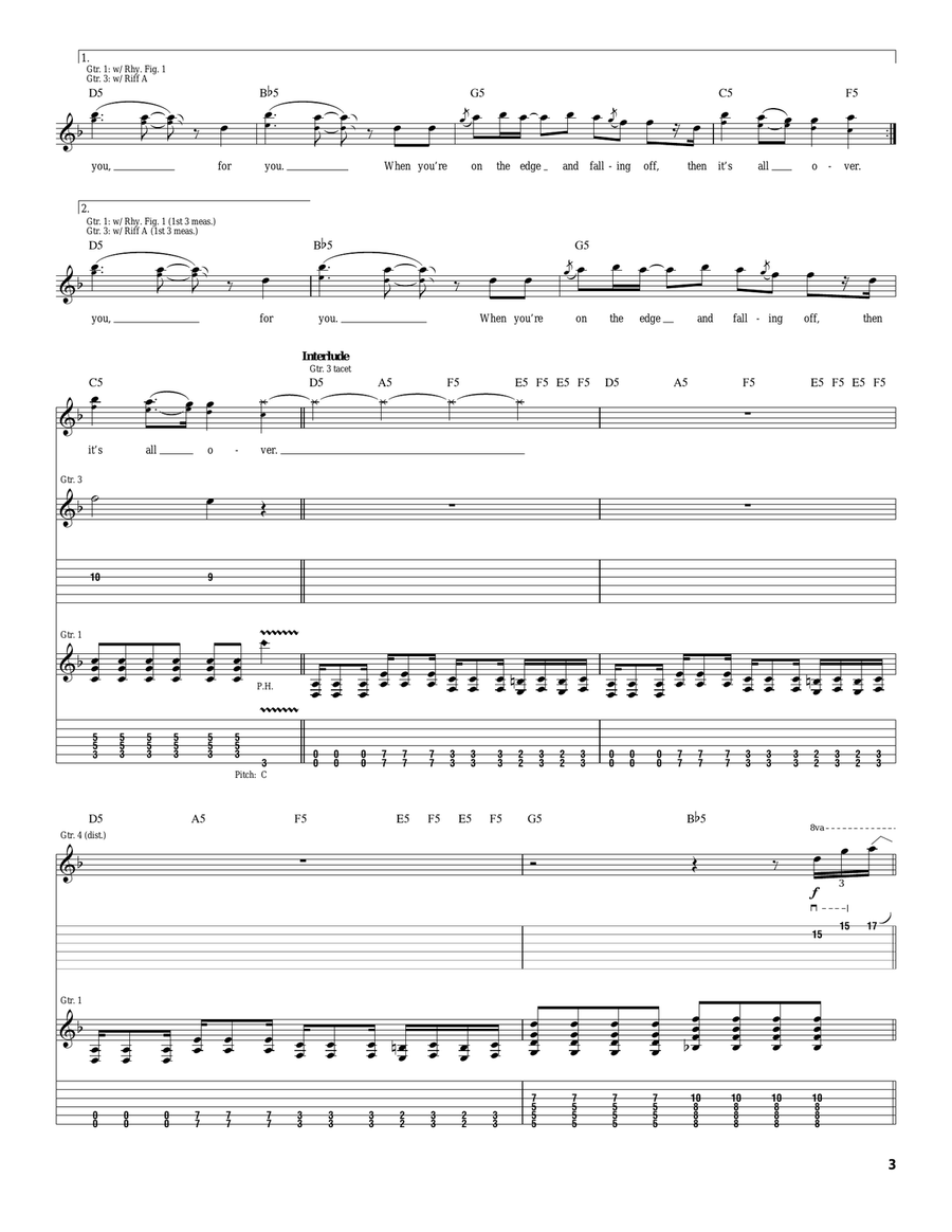 It's All Over It's All Over Acoustic Guitar scores gallery preview page 3