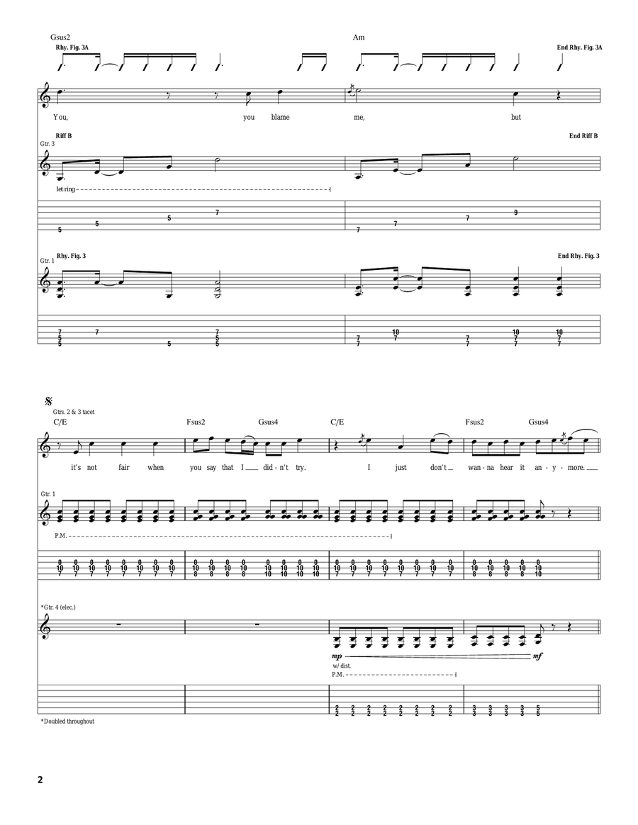Let It Die Let It Die Acoustic Guitar scores gallery preview page 2