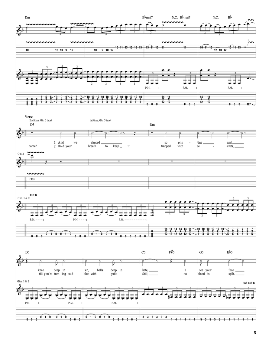 Our Sick Story (Thus Far) Acoustic Guitar scores gallery preview page 3