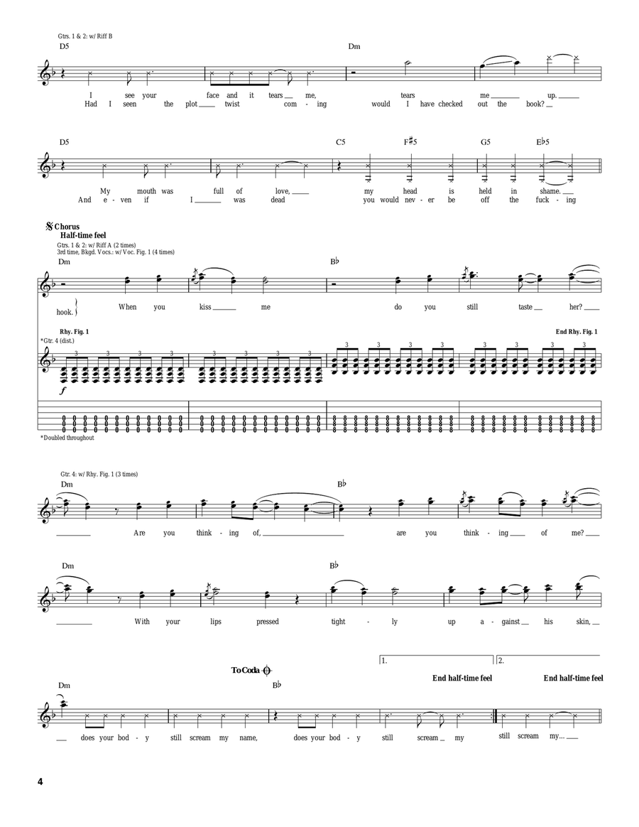 Our Sick Story (Thus Far) Acoustic Guitar scores gallery preview page 4