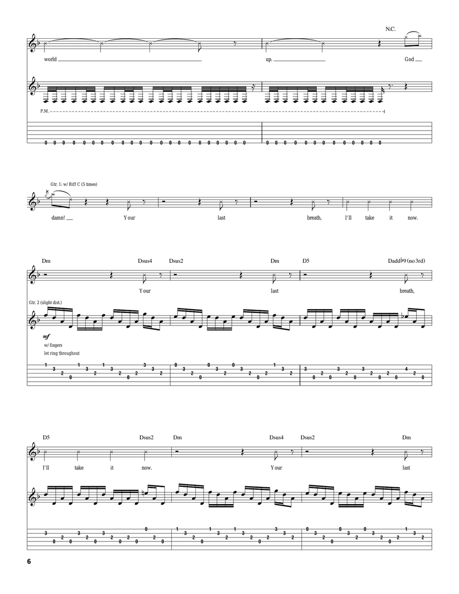 More Time To Kill More Time To Kill Acoustic Guitar scores gallery preview page 6